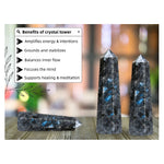 Larvikite Tower (3" to 4" inch)