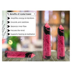 Rhodonite Tower (3" to 4" inch)