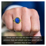 Lapis Lazuli Ring (Gold/Oval)