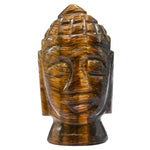 Tiger Eye Buddha Head
