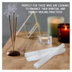 Selenite Wand Charging Plate Stick - 8" Inch (Pack of 3)