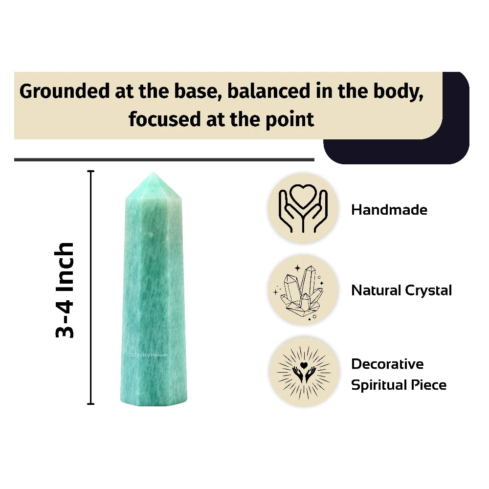 Amazonite Tower (3" to 4" inch)