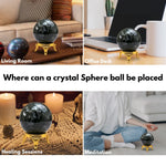 Larvikite Sphere (1.5 Inch)