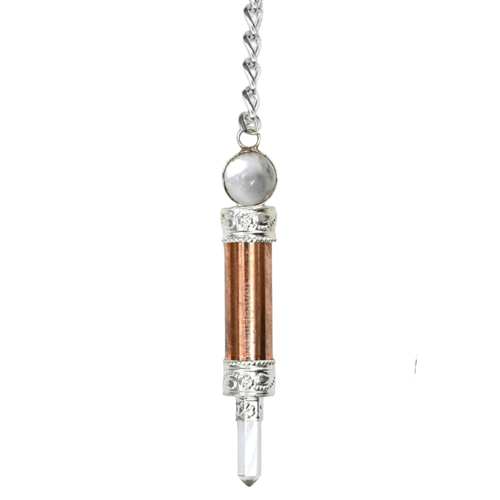 Metal Brass Pendulum - Copper 3 Piece Ring Cone (MP68)