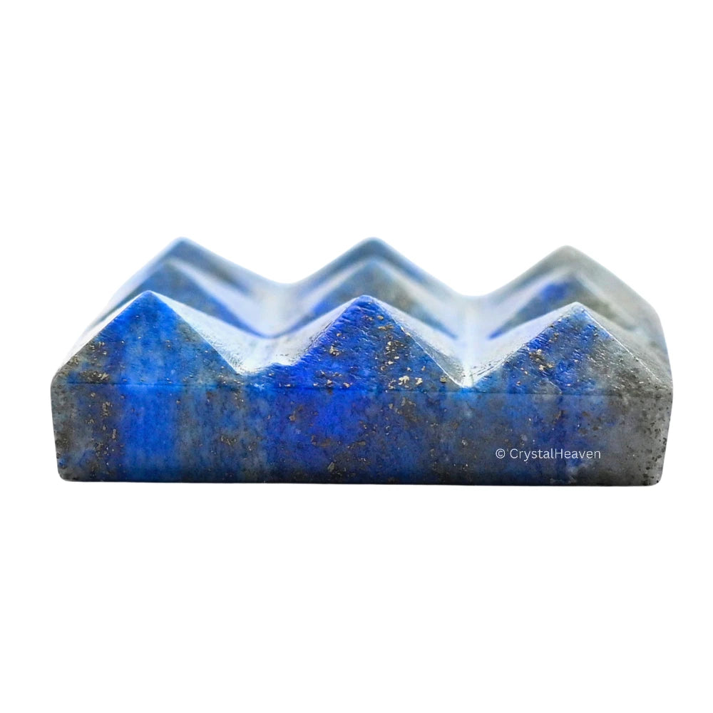 Lapis Lazuli 9 Pyramid Plate