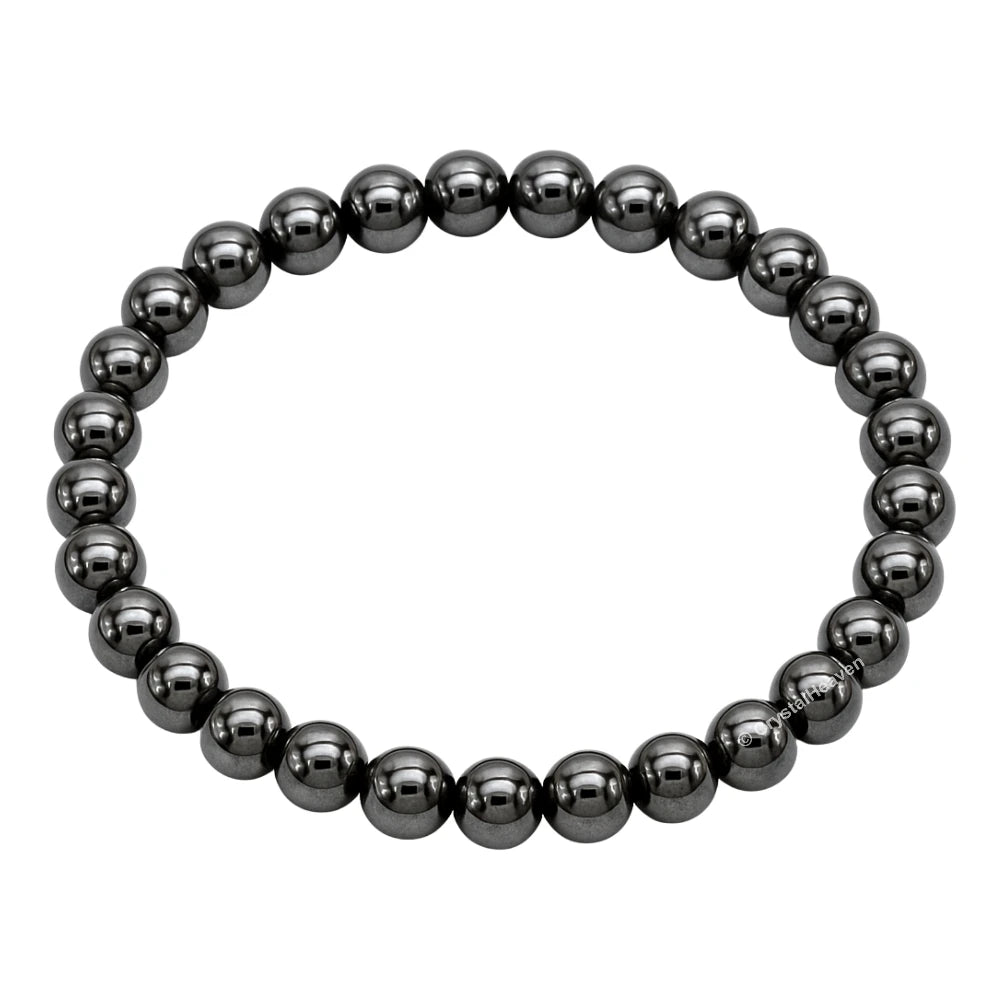 Hematite Healing Crystal Bracelets - 6mm Beads
