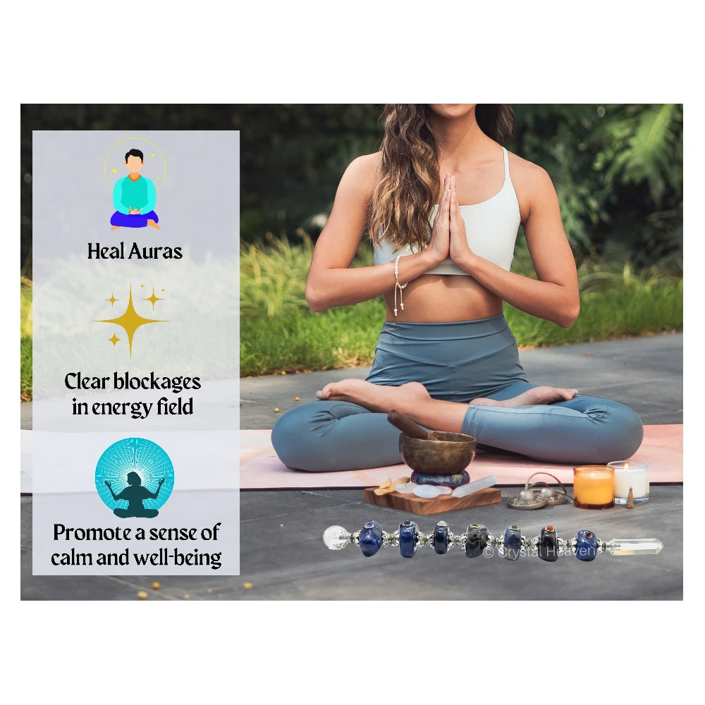 Sodalite Crystal Tumbled Healing Stick