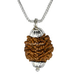2 Mukhi Rudraksha Pendant (Silver)