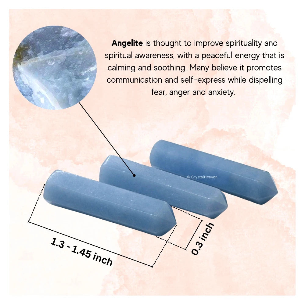 Angelite Pencil Points (Set of 50)