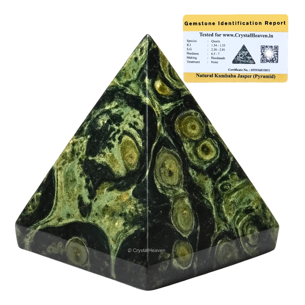 Kambaba Jasper Pyramid (2 Inch)