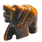 Tiger Eye Crystal Elephant