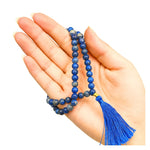 Lapis Lazuli Japa Mala (Without Knot)
