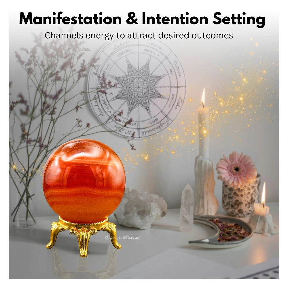 Red Onyx Sphere (1.5 Inch)