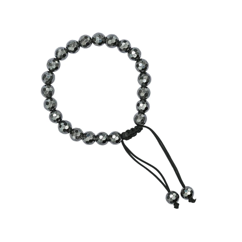 Hematite Bracelet (Faceted-Adjustable)