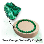Malachite Healing Crystal Bracelets - 6mm Beads