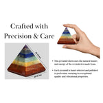 7 Chakra Pyramid (2 Inch)