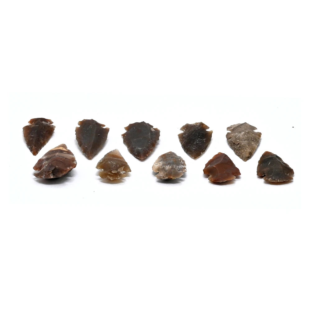 Fancy Jasper Arrowhead - 1" to 1.5" (20 Pieces)