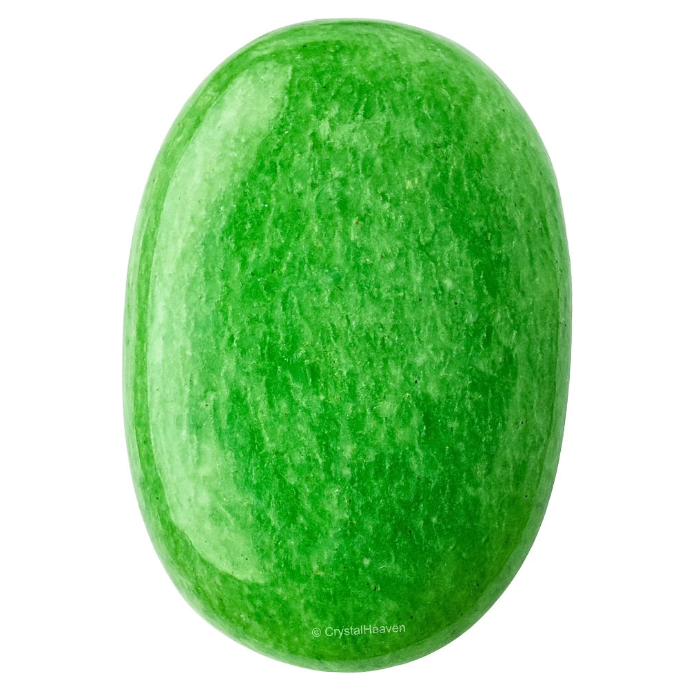 Green Strawberry Quartz Palm Stone