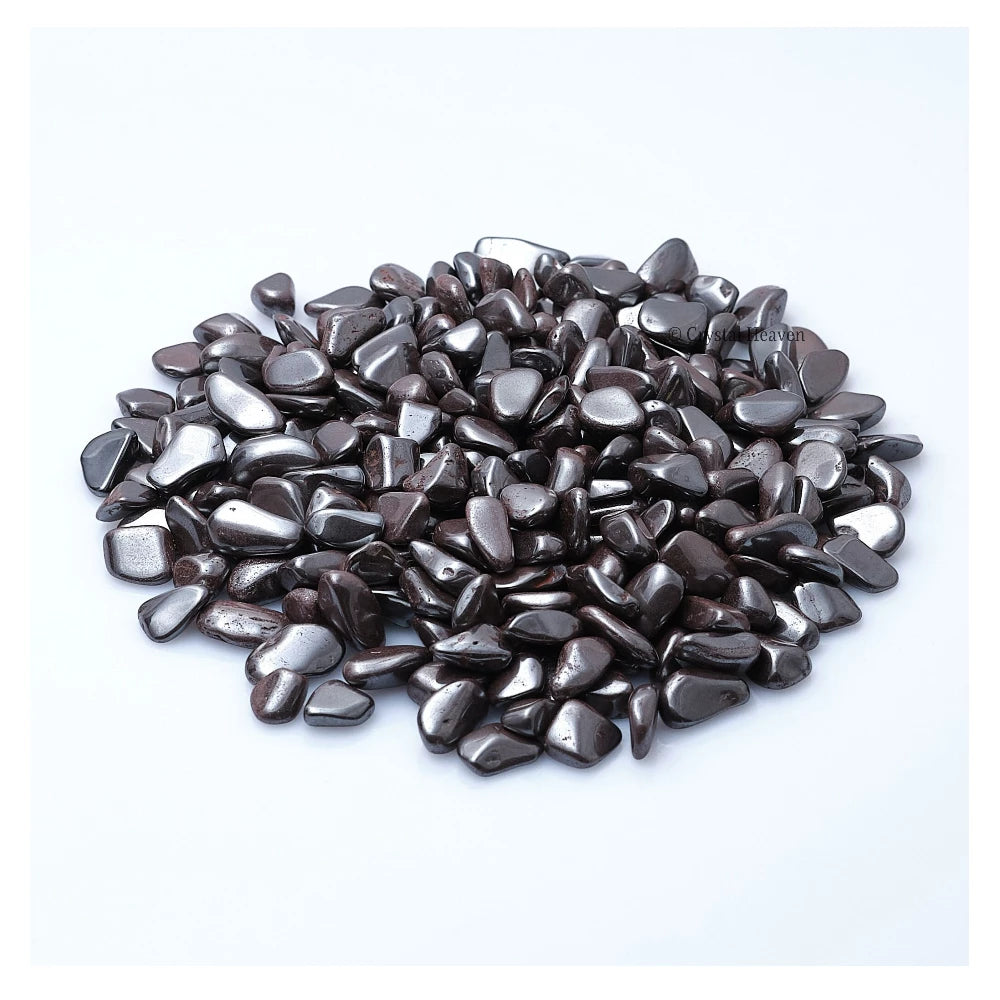 Hematite Chips - Pre Drilled