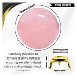 Rose Quartz Sphere (2 Inch)