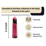 Rhodonite Tower (3" to 4" inch)