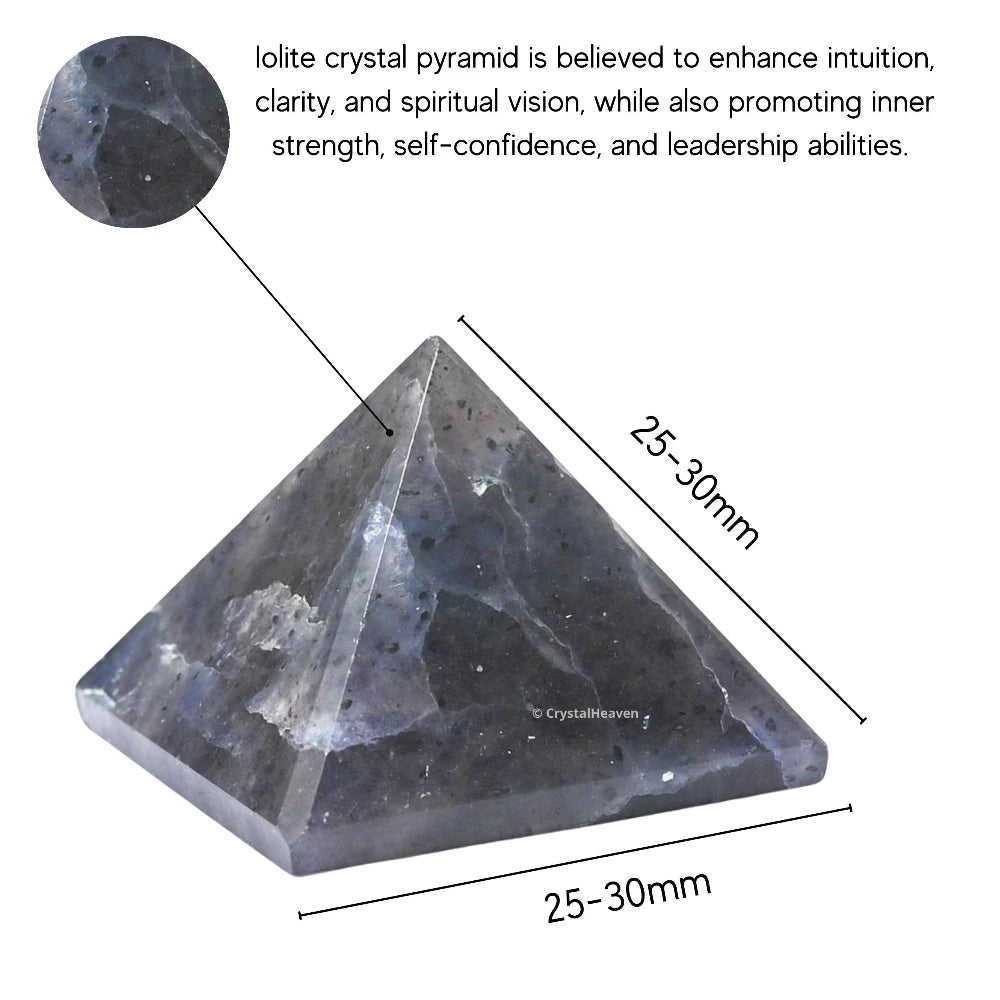 Iolite Pyramid (1 Inch)
