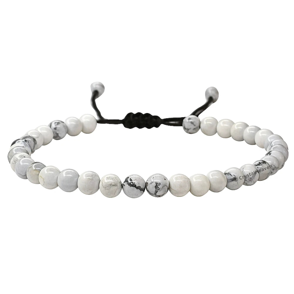 Howlite Anklet (Without Knot)