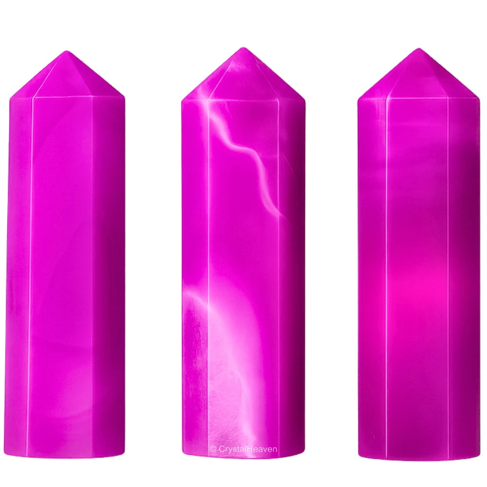 Pink Onyx Pencil Points (Set of 50)