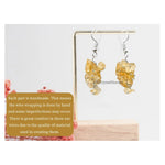 Citrine Crystal Earrings (Silver)
