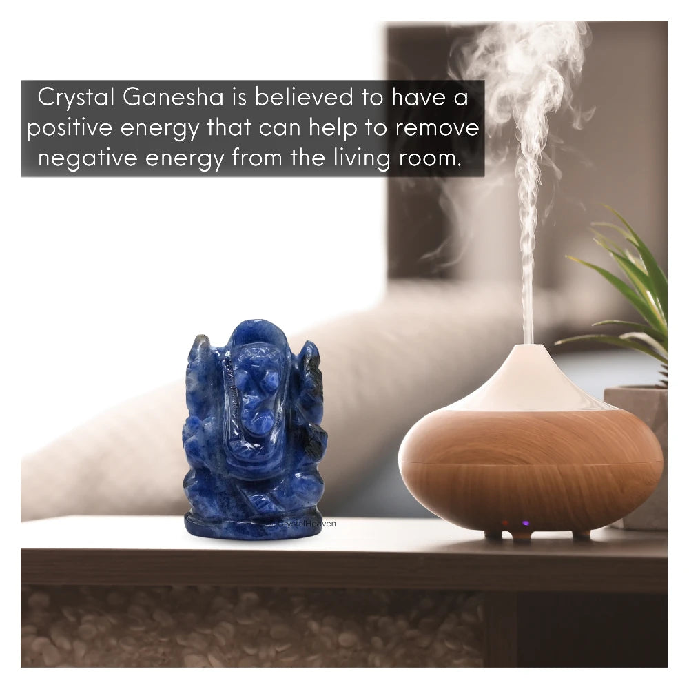 Sodalite Crystal Ganesh Ganpati