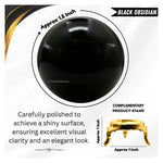 Black Obsidian Sphere (1.5 Inch)
