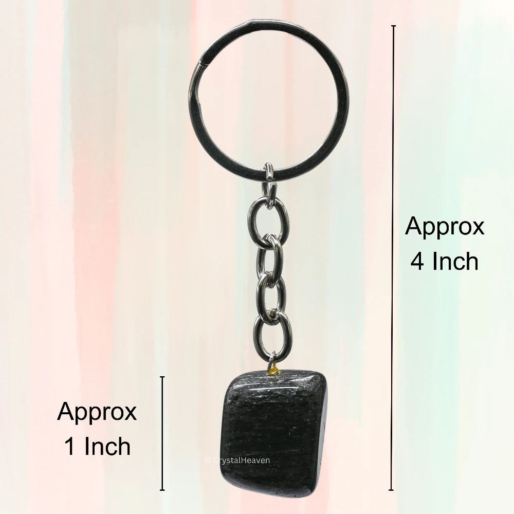 Blue Aventurine Crystal Keychain (Tumbled)