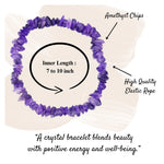 Amethyst Chips Bracelet