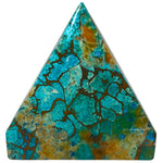 Chrysocolla Pyramid (2 Inch)