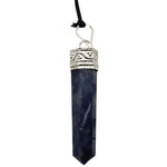 Iolite Necklace - Pencil Point (Silver)