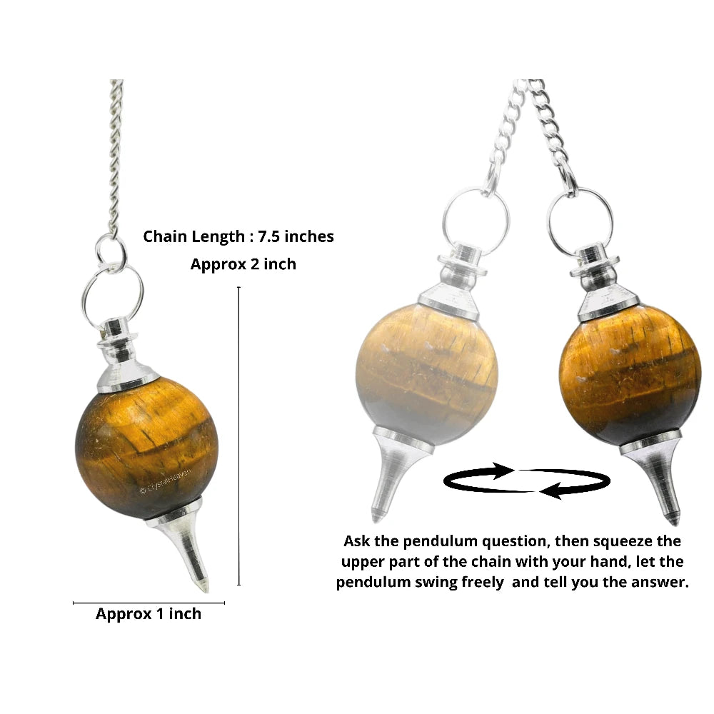 Tiger Eye Ball Pendulum