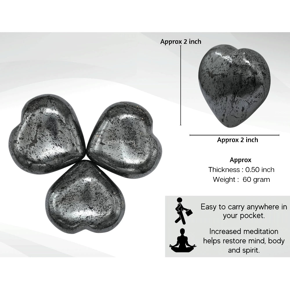 Hematite Heart