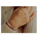 Rhodonite Bracelet (Faceted-Stretchable)