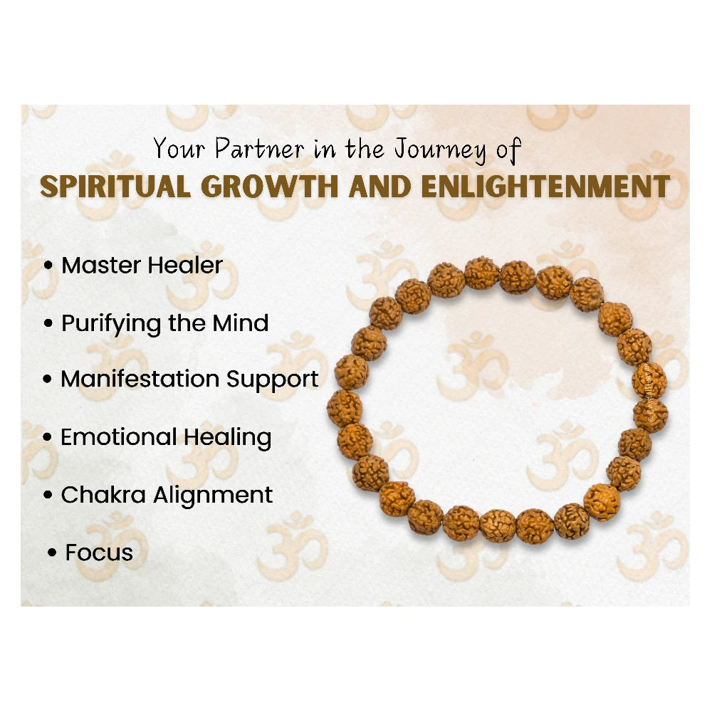 Rudraksha Bracelet (Elastic)