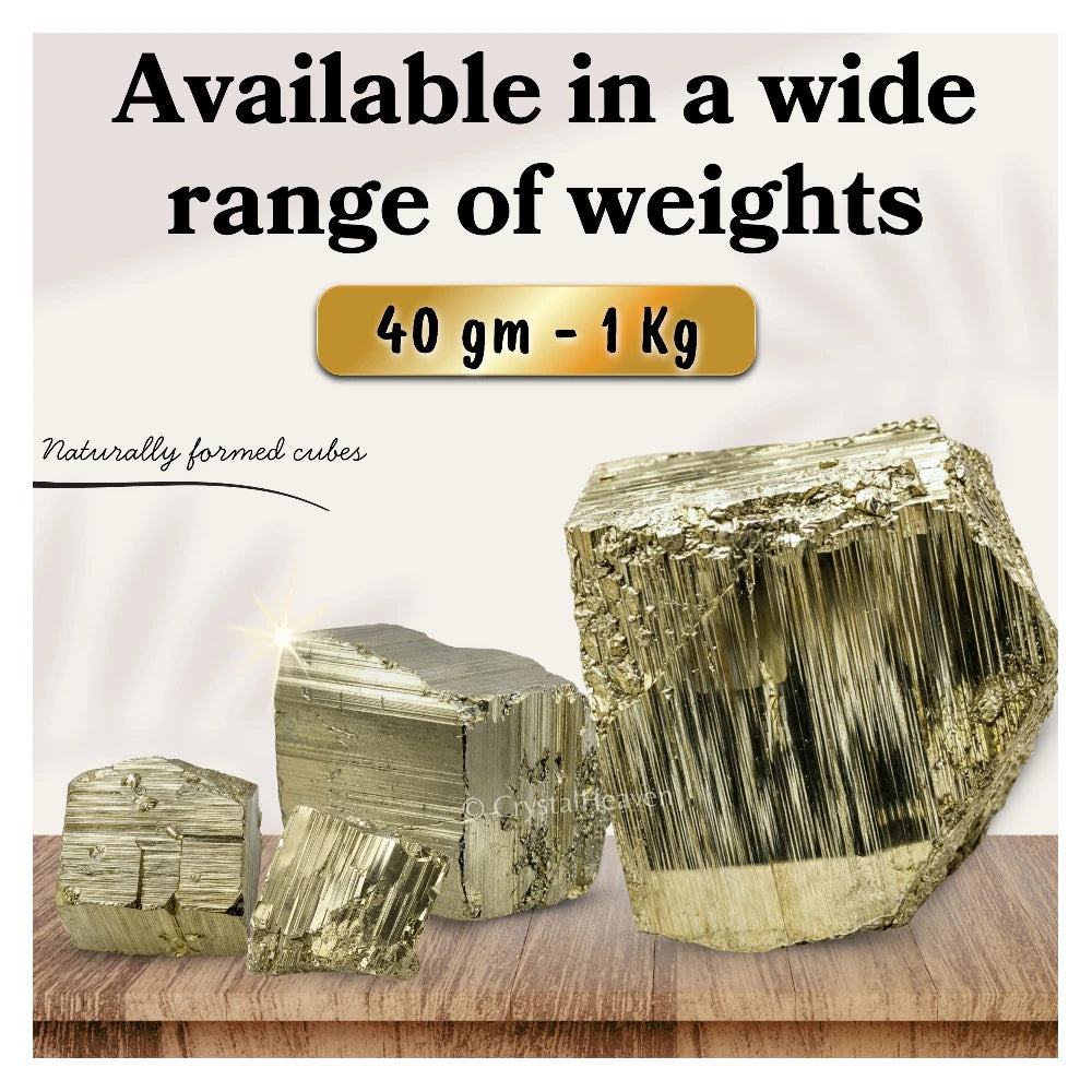 Raw Pyrite Cube (40 to 80)