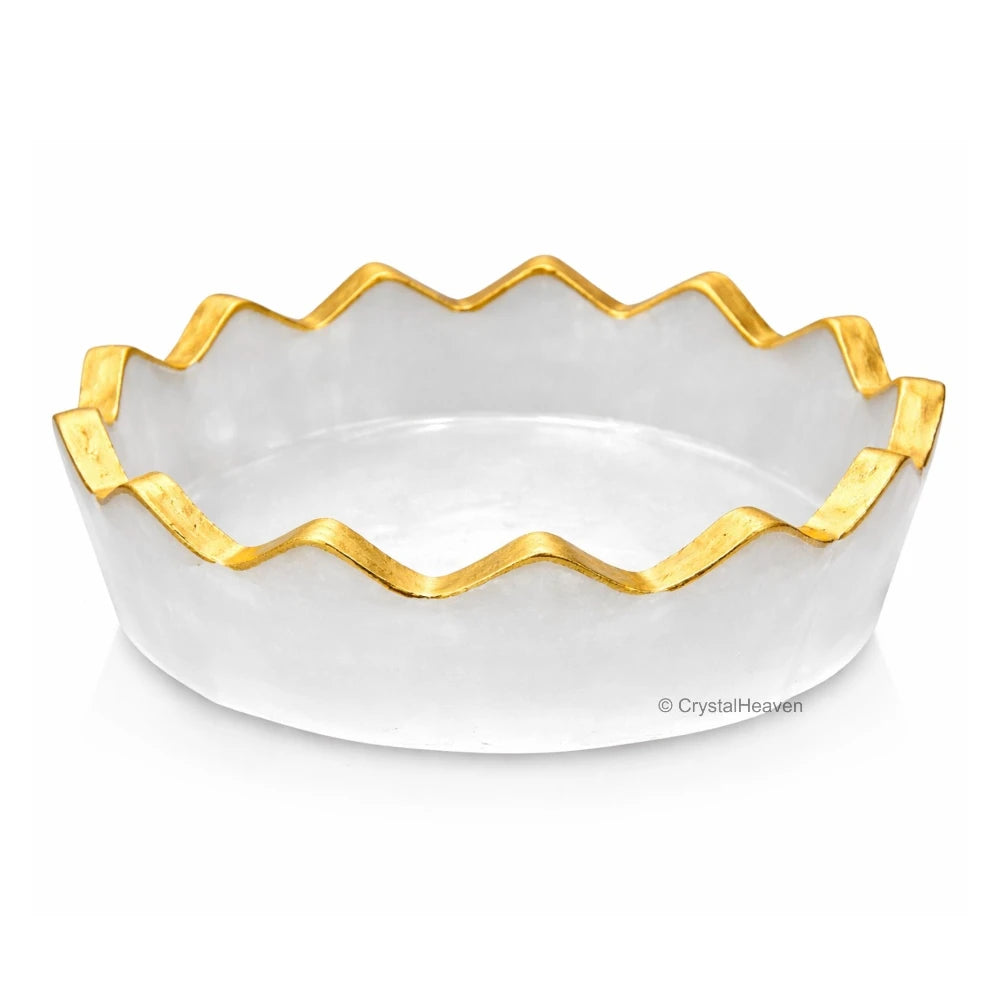 Certified Selenite Money Bowl | Crystal Charging & Cleansing Bowl ...