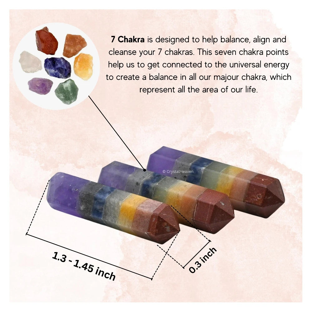 7 Chakra Pencil Points (Set of 50)