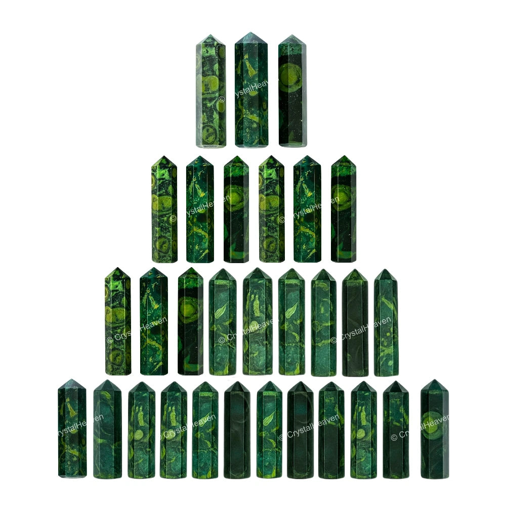 Kambaba Jasper Pencil Points (Set of 10)
