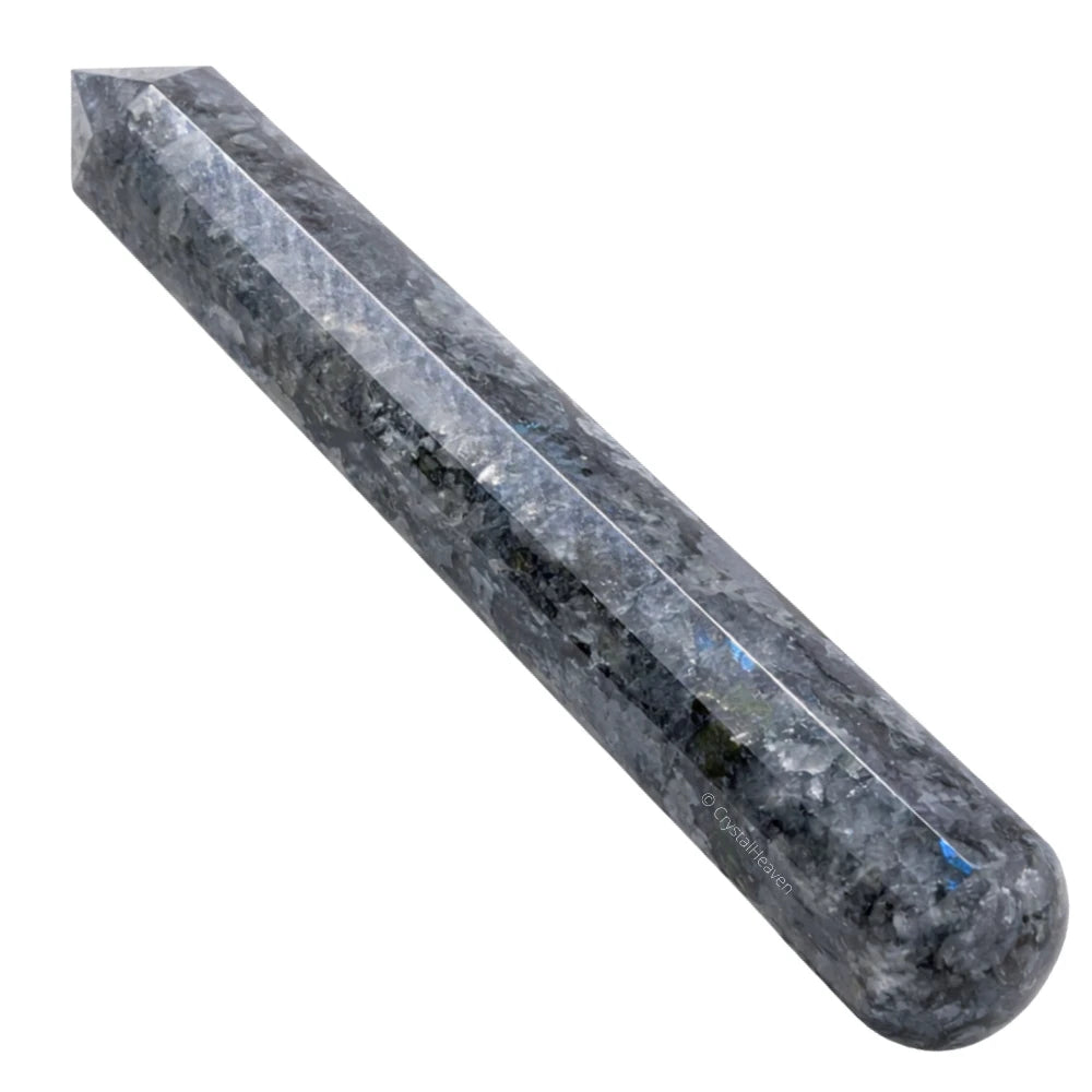 Larvikite Wand (Faceted)