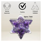 Amethyst Orgone Merkaba