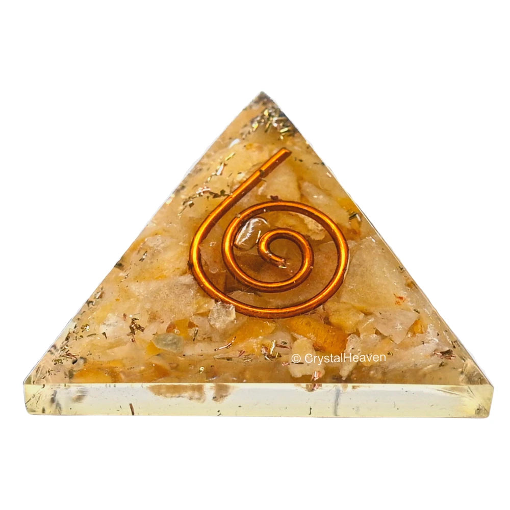 Yellow Aventurine Orgone Pyramid - 30mm