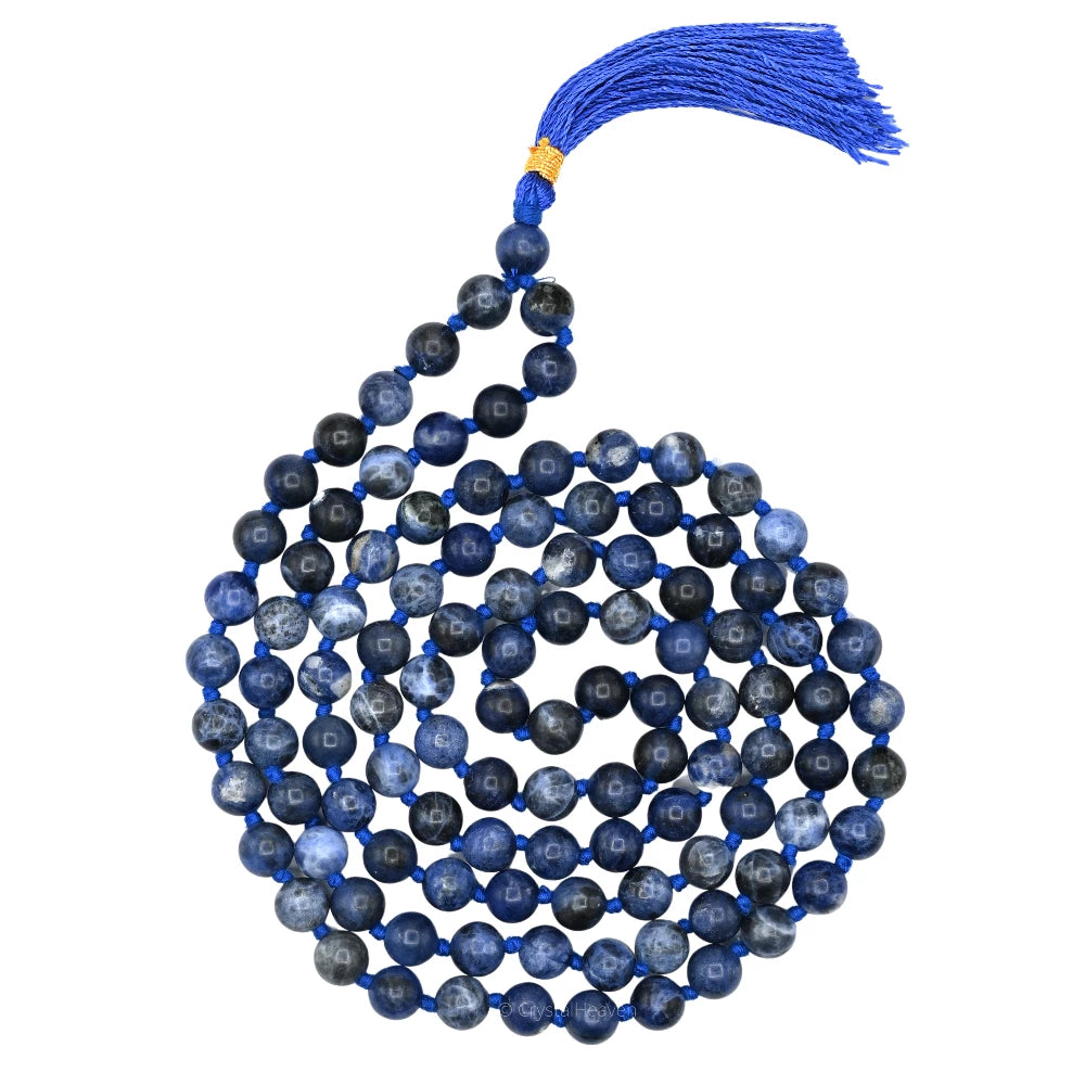 Sodalite Japa Mala (Hand Knotted)