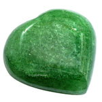 Green Strawberry Quartz Heart