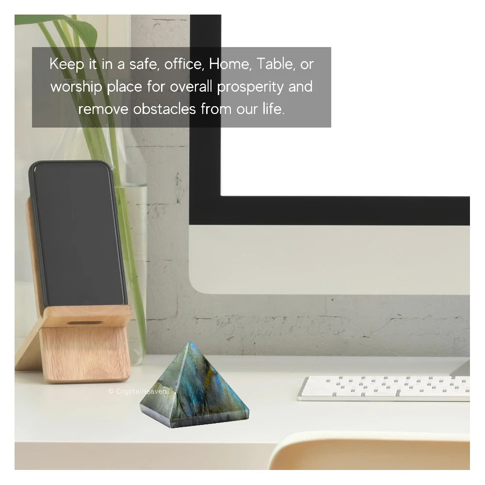 Labradorite Pyramid (1.5 Inch)