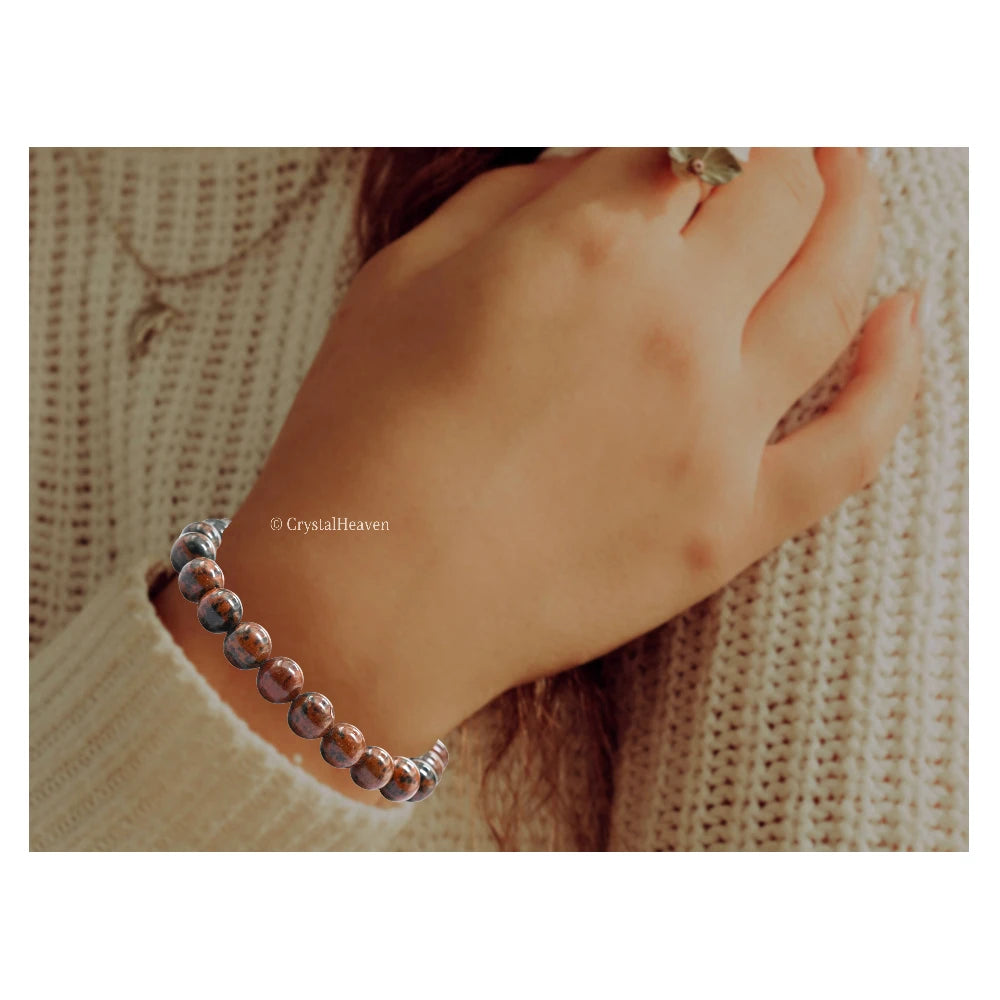 Mahogany Obsidian Bracelet (Elastic)